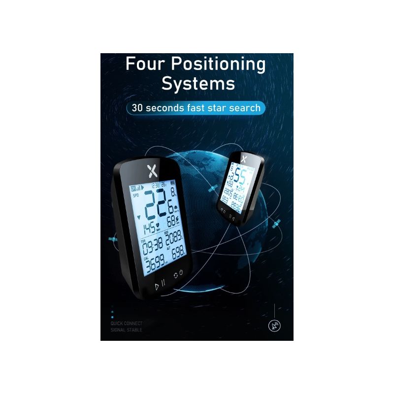 XOSS G+ G2 sykkelcomputer for sykling med trådløs speedometer pulssensor GPS-generasjon for eventyrsykling