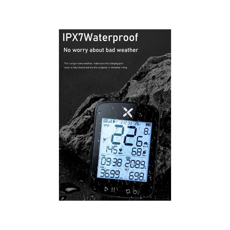 XOSS G+ G2 sykkelcomputer for sykling med trådløs speedometer pulssensor GPS-generasjon for eventyrsykling