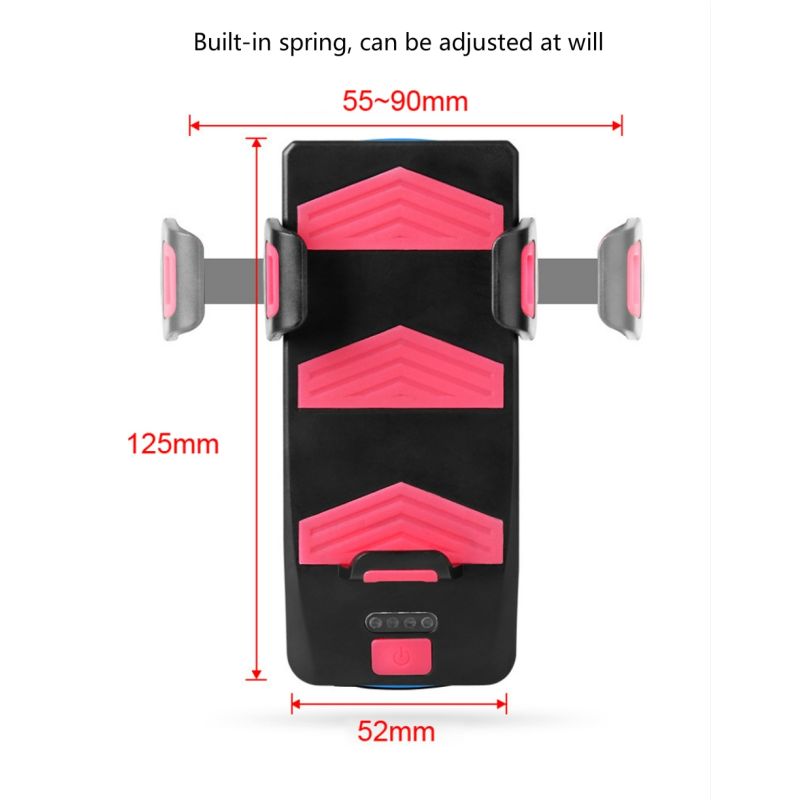 4 i 1 multifunksjonelt sykkellys med 800 lumen sykkelhorn og telefonholder perfekt sykkeltilbehør