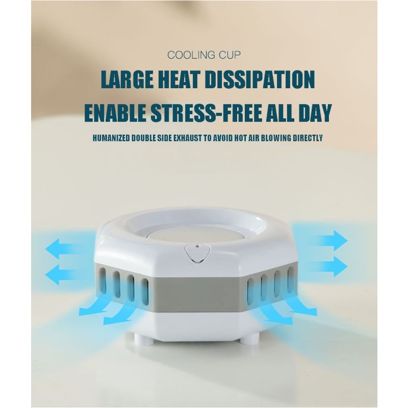 Bærbart kjøleskap elektrisk drikkekjøler med rask kjøleteknologi for iskalde drikker sommerfest nødvendighet