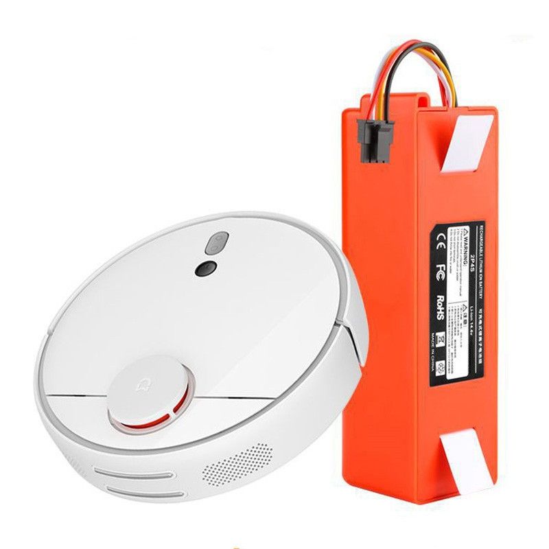 Oppgrader robotstøvsuger med 14.4V li-ion erstatningsbatteri Xiaomi Mi Robot Roborock S50 S55 høy ytelse