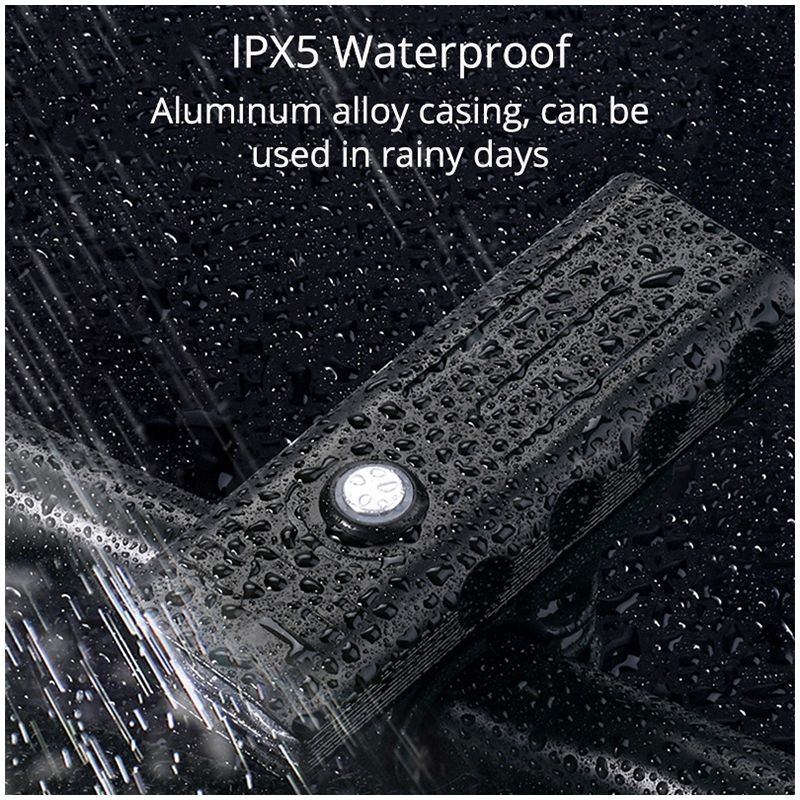 Oppdag TK5 Sykkelfrontlys med 5x T6 LED pærer 5000 lumen USB oppladbart sykkelutstyr for nattsykling