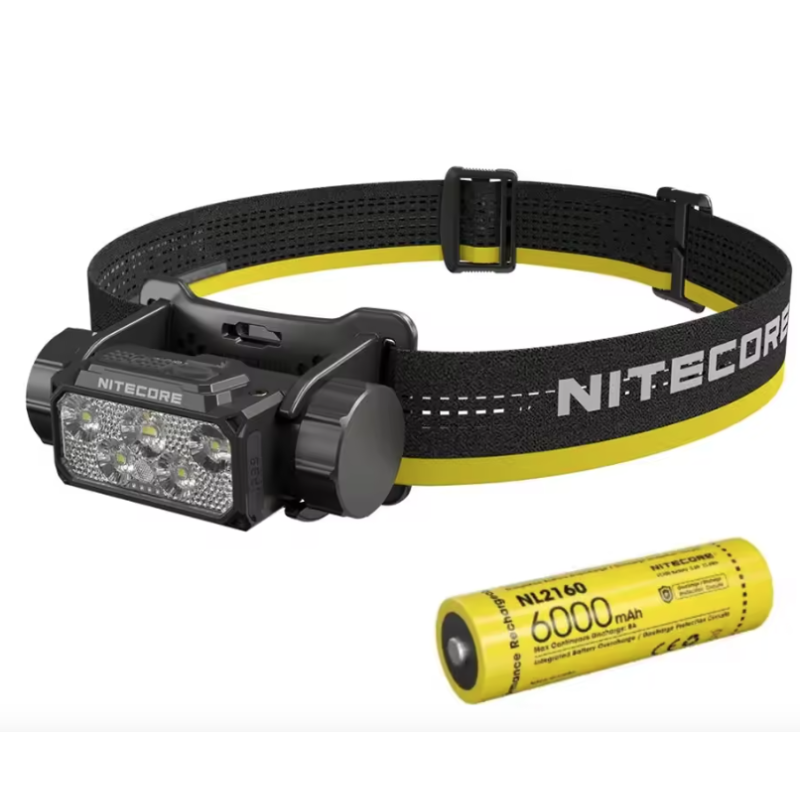 NITECORE HC70 UHE USB-C oppladbar hodelykt 1600 lumen for utendørsbelysning og turer med slitesterkt design