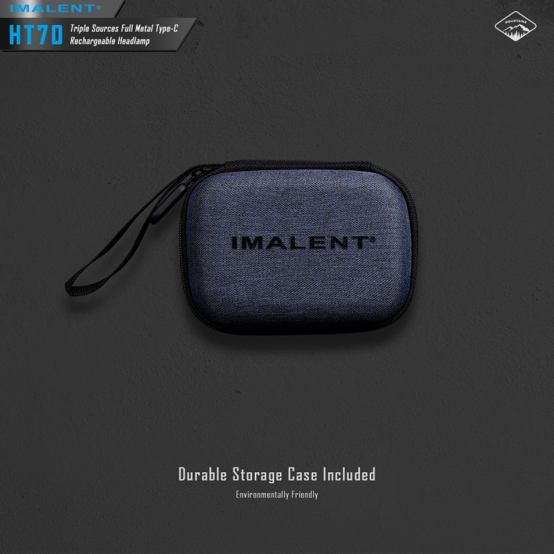 IMALENT HT70 Hodelykt med 3500 lumen XHP50.3 HI LED Oppladbar og Robust for Utendørs Eventyr og Camping