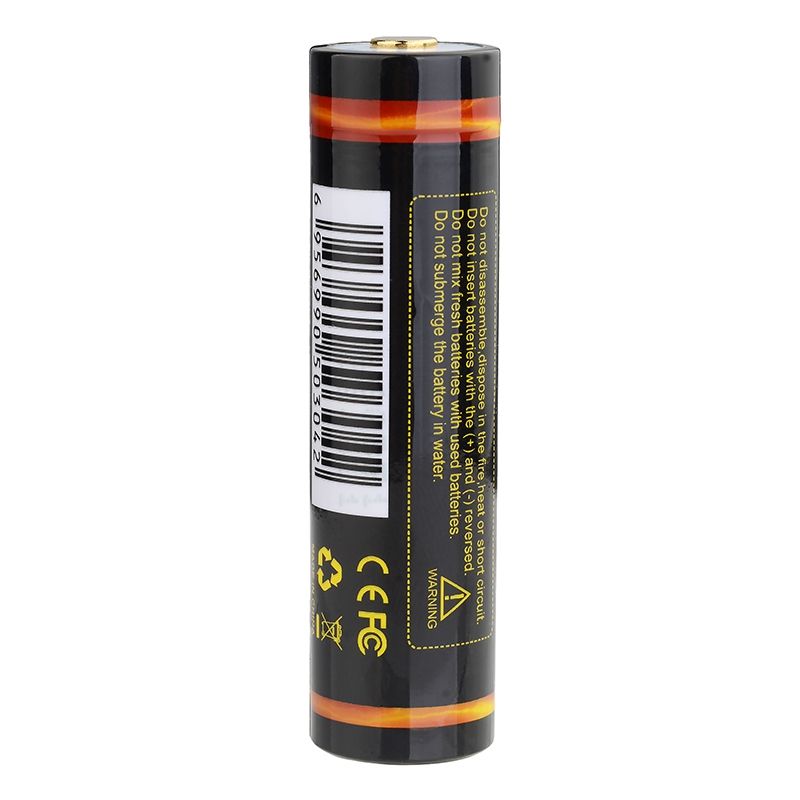TrustFire 18650 3400mAh 3.7V Micro USB oppladbart batteri høy kapasitet for lommelykter og Bluetooth høyttalere