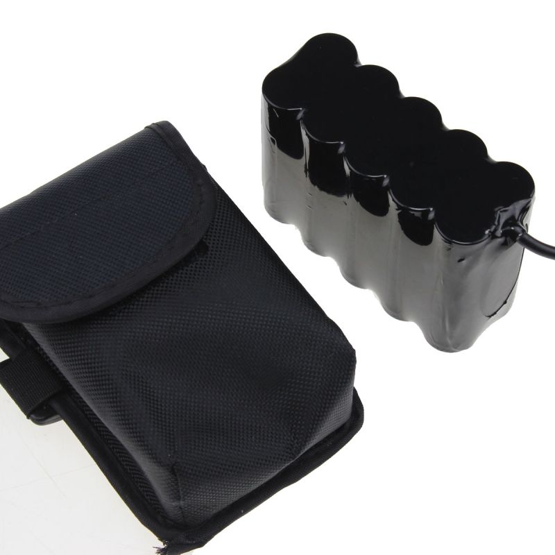 UltraFire 5521 DC-grensesnitt 8.4v sort sykkellysbatteri 22000mah vanntett for LED sykkelfrontlys lang varighet