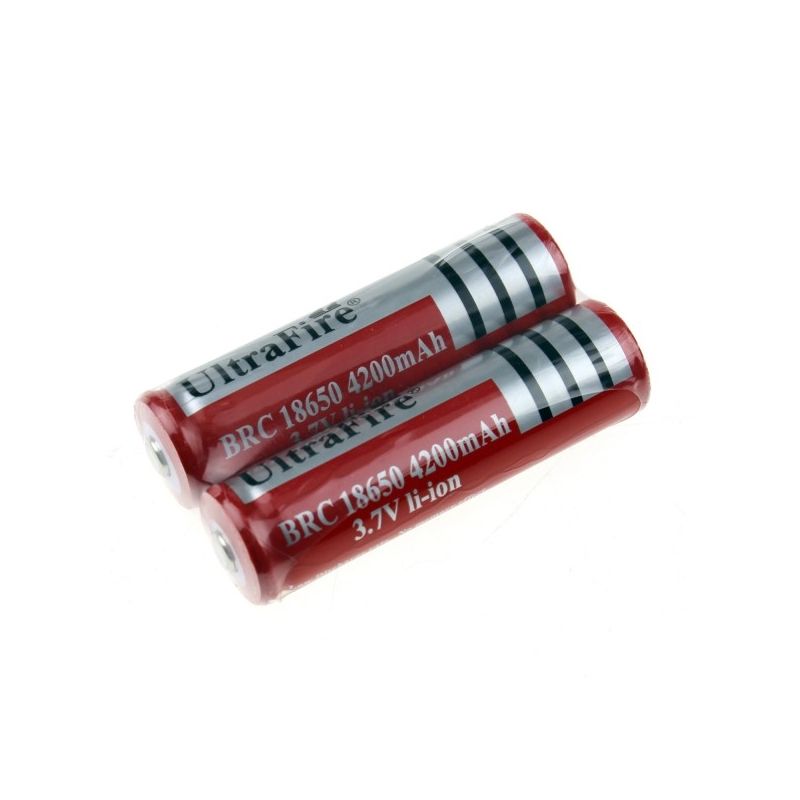 Ultrafire BRC 4200mAh batteri 3.7V Li-ion rask lading 18650 høy kapasitet miljøvennlig for lommelykt og kamera