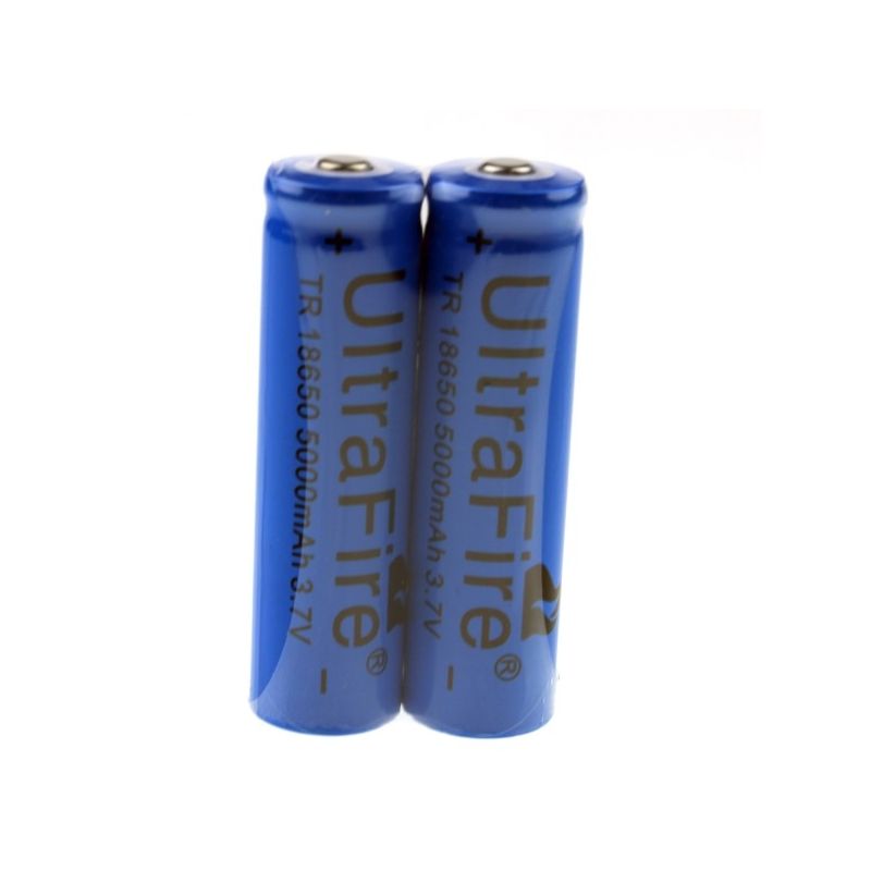 Ultrafire TR 5000mAh 3.7V 18650 Li-ion oppladbare batterier for utendørseventyr bærekraftig energikilde