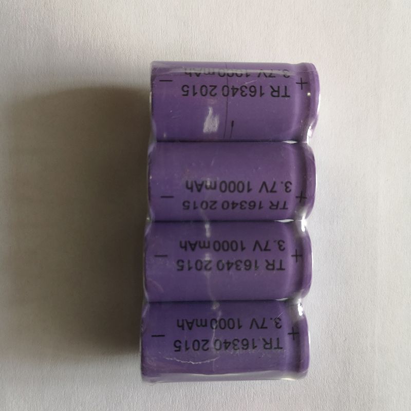 UltraFire TR 16340 1000mAh 3.7V oppladbart Li-ion batteri for elektroniske apparater høy kapasitet langvarig