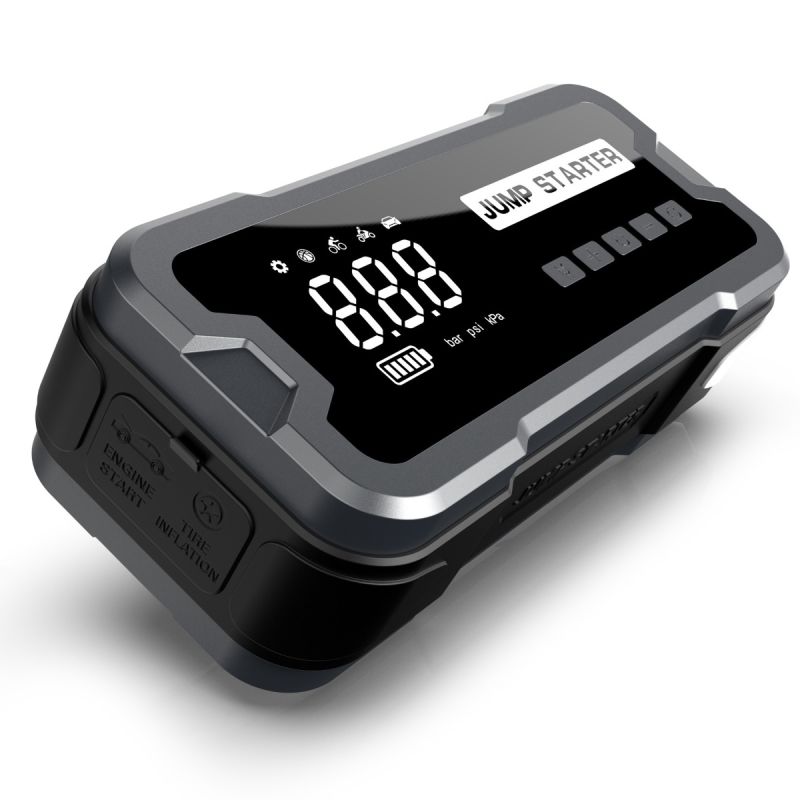 Multifunksjonell Jump Starter Power Bank med Bærbar Lader Toppstrøm 2000A 8000mAh for Bilbatteriproblemer