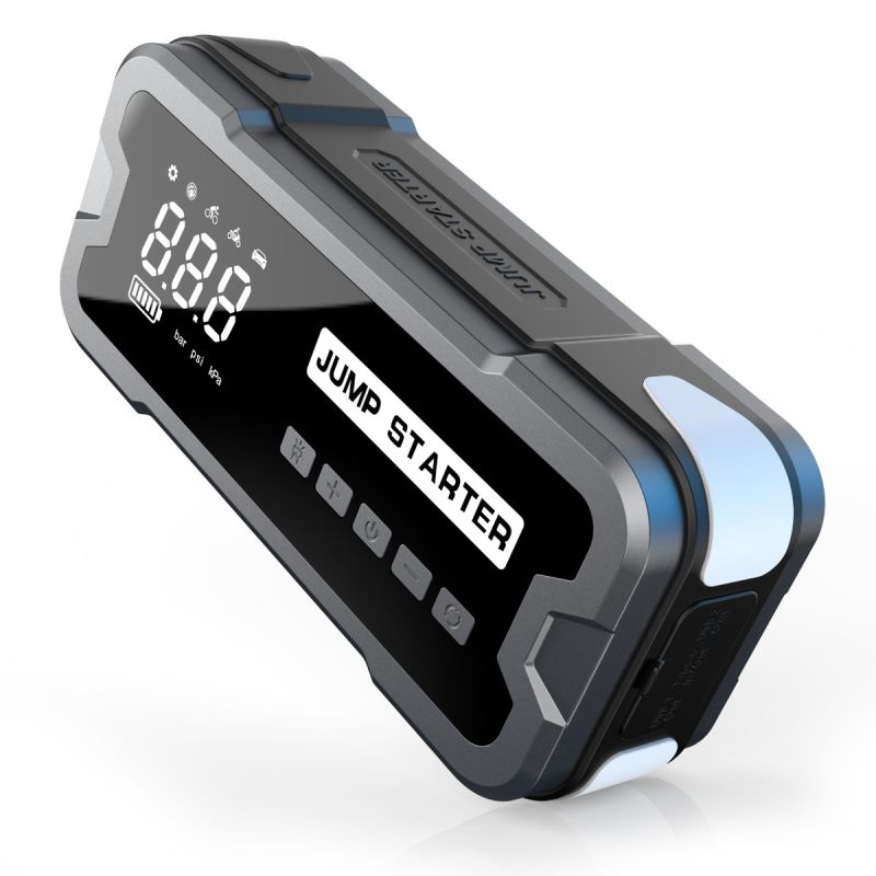 Multifunksjonell Jump Starter Power Bank med Bærbar Lader Toppstrøm 2000A 8000mAh for Bilbatteriproblemer