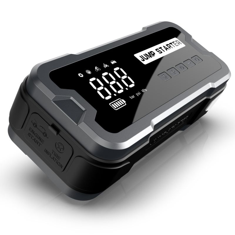 Multifunksjonell Jump Starter Power Bank med Bærbar Lader Toppstrøm 2000A 8000mAh for Bilbatteriproblemer