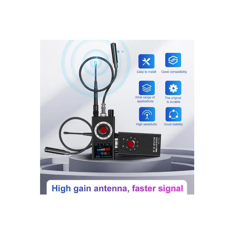 K19 trådløs RF-signaldetektor personlig sikkerhet med infrarød skanning og kompakt design for reisetrygghet