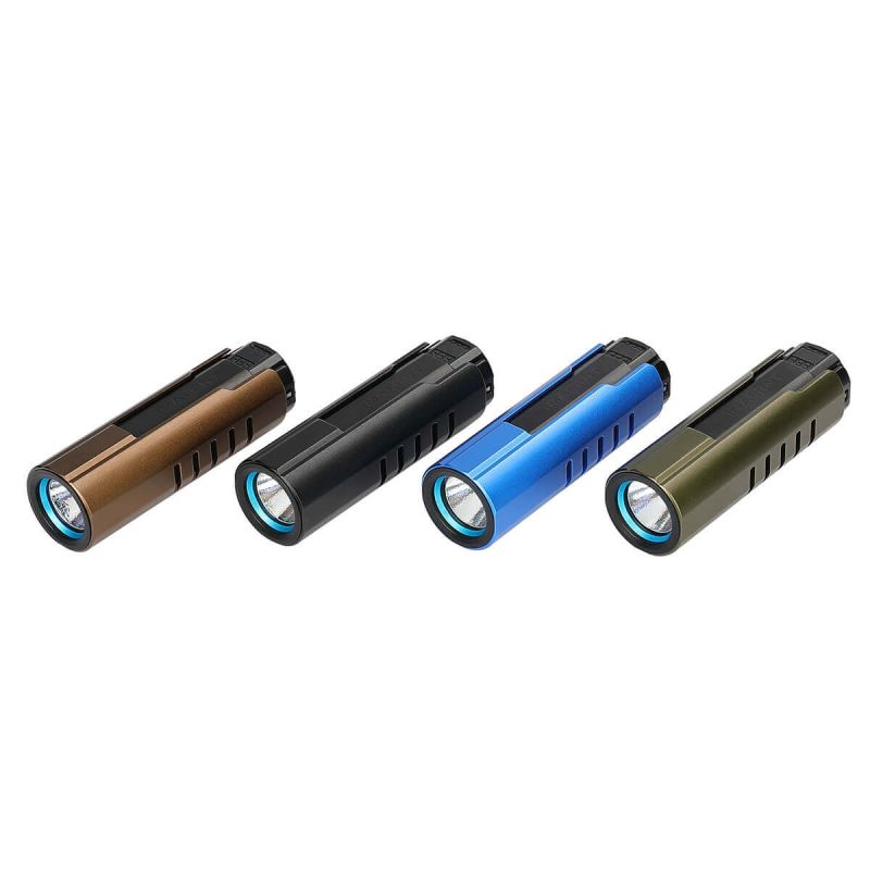 Imalent LD70 kompakt LED lommelykt 4000 lumen for eventyrere bærbart lys med OLED-skjerm flere lysmodi