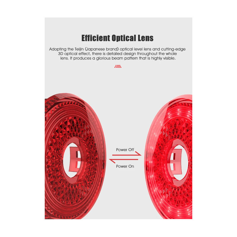Oppdag Gaciron LOOP-100 sykkel baklykt med høy lysstyrke bremsesensor og aluminium for sykkelsikkerhet