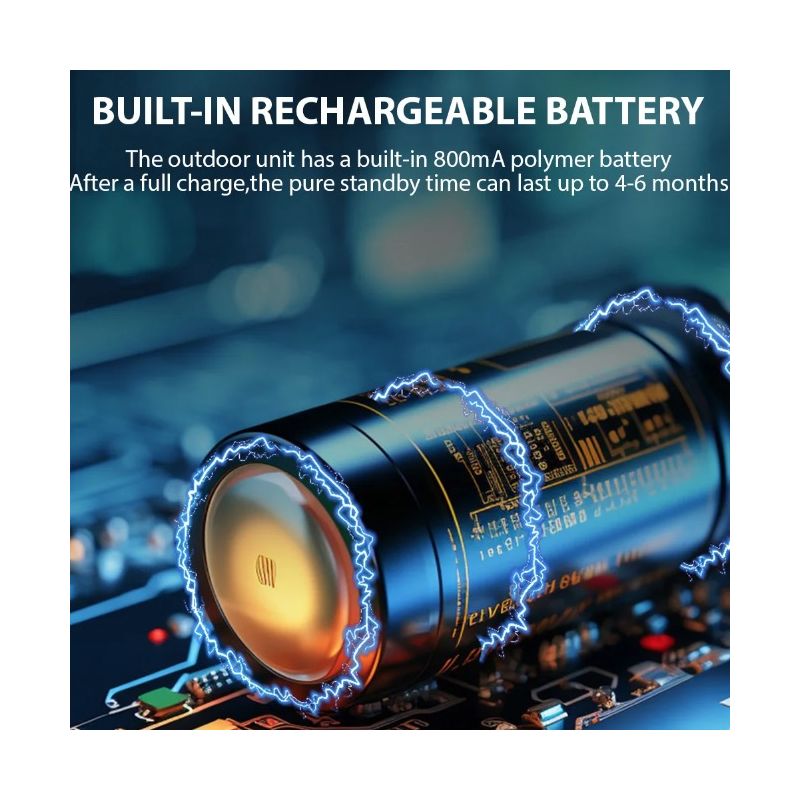 M12 Trådløs Videodørklokke med 4,3'' IPS-skjerm Problemfri installasjon og forbedret sikkerhet for hjemmet