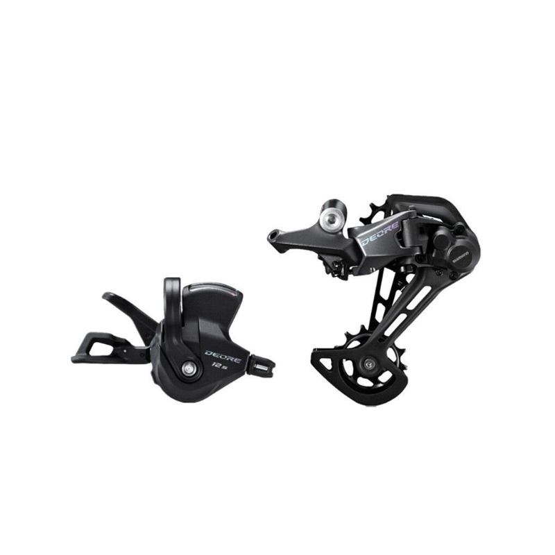 Oppdag SHIMANO DEORE M6100 12-trinns groupset med SL M6100 girspak presis giring for terrengsykkeloppgraderinger