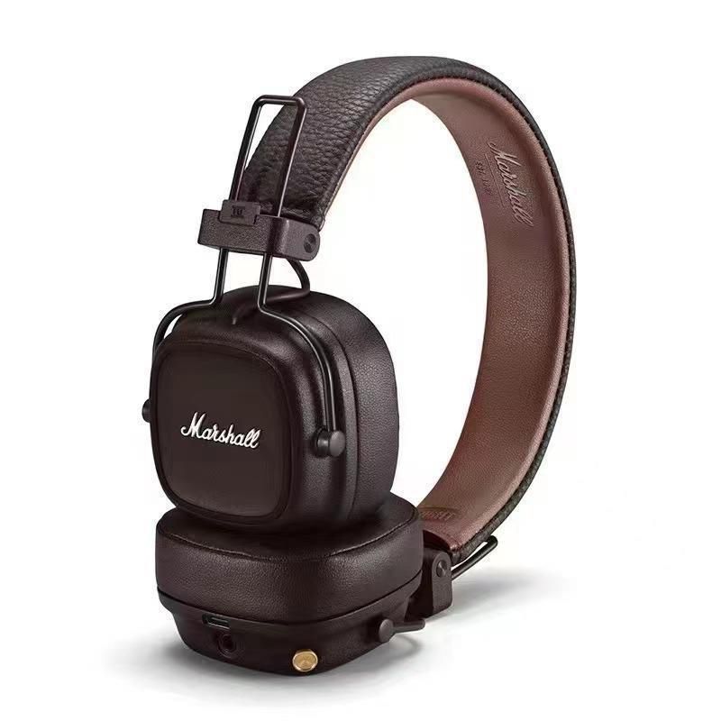 Marshall Major IV Bluetooth-hodetelefoner med signaturlyd og kraftig bass trådløs lading for musikkelskere