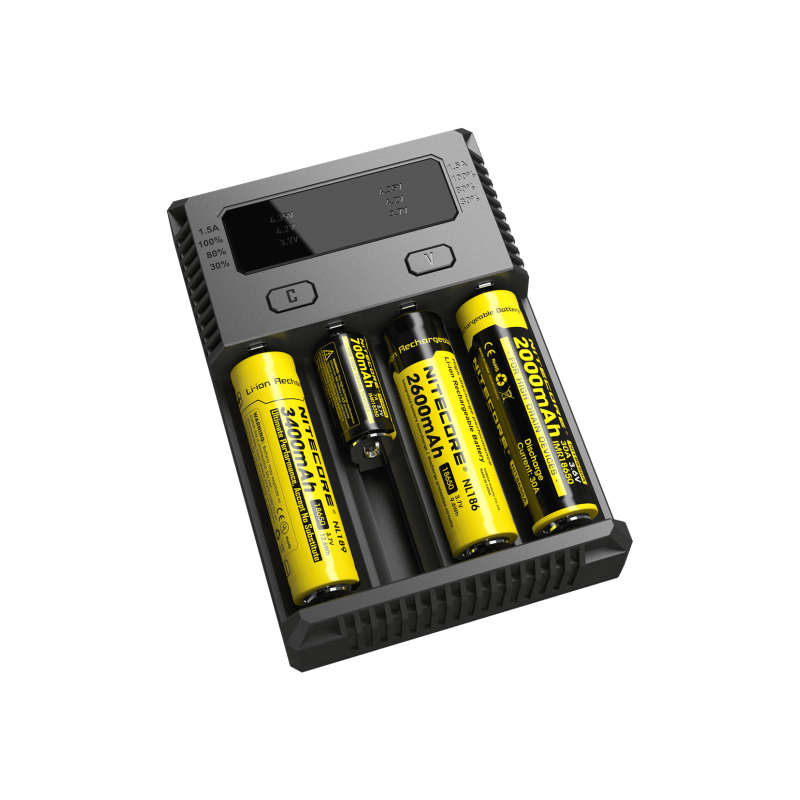 Nitecore Ny I4 Li-ion batterilader med avansert ladeteknologi brukervennlig for smart lading og kompatibilitet