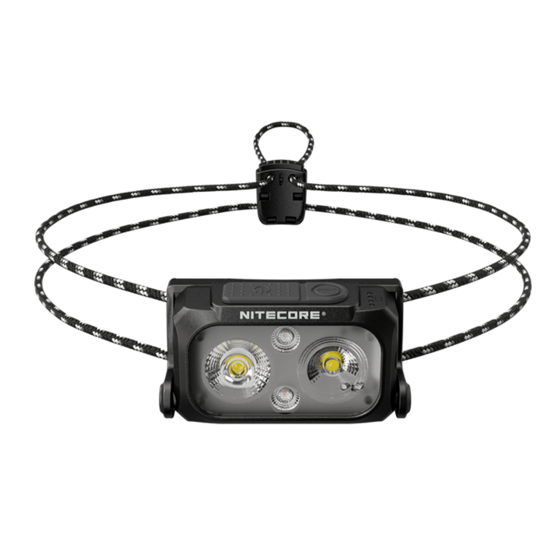 NITECORE NU25 UL oppladbar LED hodelykt 400 lumen USB-C lading lettvekts turutstyr for friluftsentusiaster