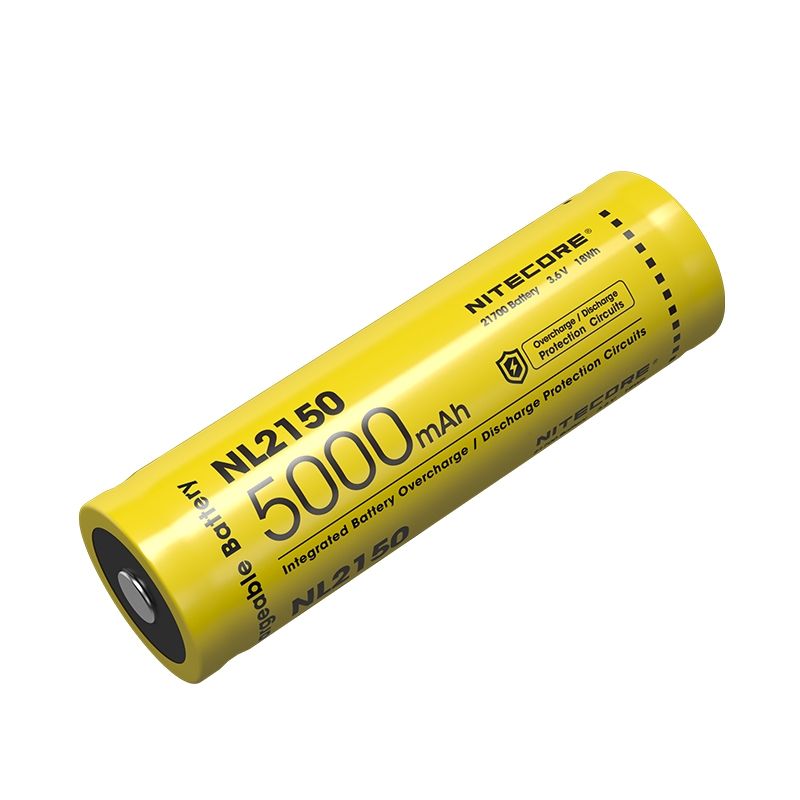 Nitecore NL2150 5000mAh 3.6V Li-ion oppladbart batteri for høy-effekt lommelykter og bærbare elektronikk