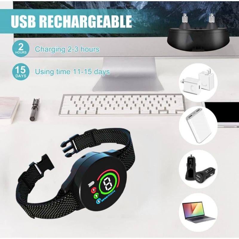 Farge Skjerm Stopper Trener Mot Bjeffing med Bjeffekontroll Effektiv Hundetrening for Kjæledyradferdsstyring