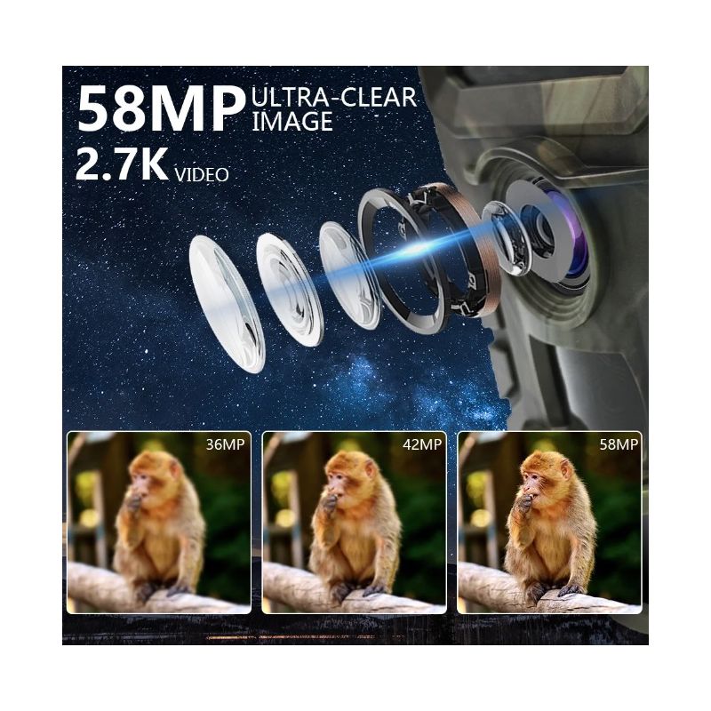 Opplev PR700 infrarød trailkamera for viltovervåking og boligsikkerhet med rask utløsertid og infrarød nattsyn