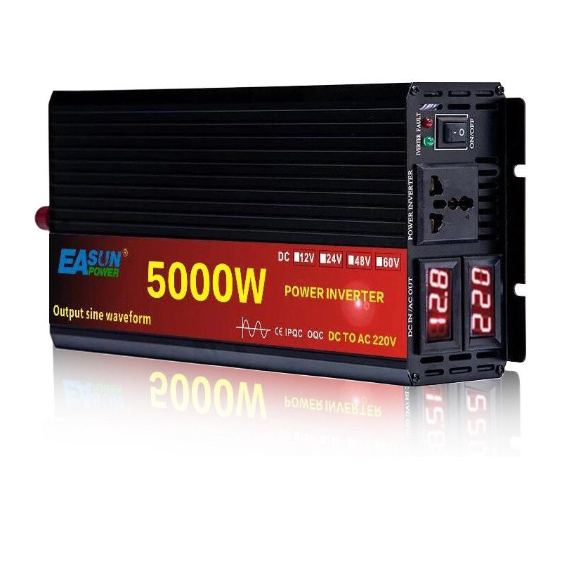 EASUN ren sinusbølge strømomformer 2000W-5000W med høy ytelse 12V/24V til 220V beskytte sensitive apparater