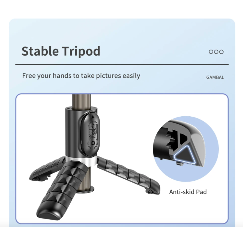 Q18 Selfie Stick med 360 rotasjon og Gimbal stabilisator innovativt fotografiverktøy for sosiale medier
