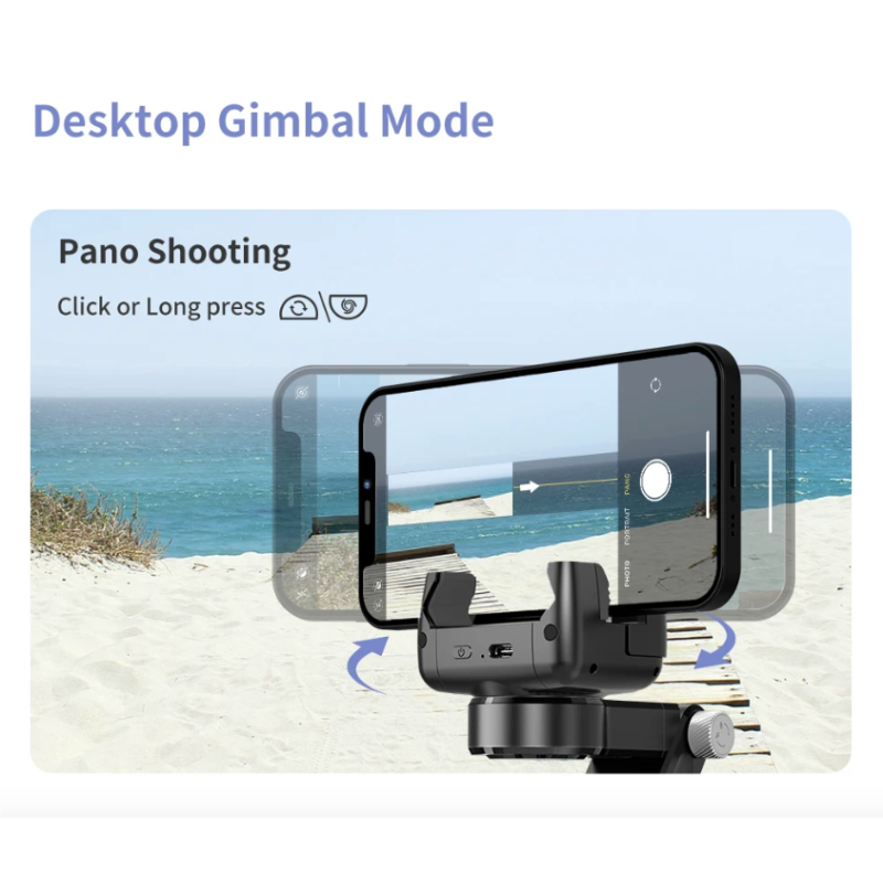 Q18 Selfie Stick med 360 rotasjon og Gimbal stabilisator innovativt fotografiverktøy for sosiale medier