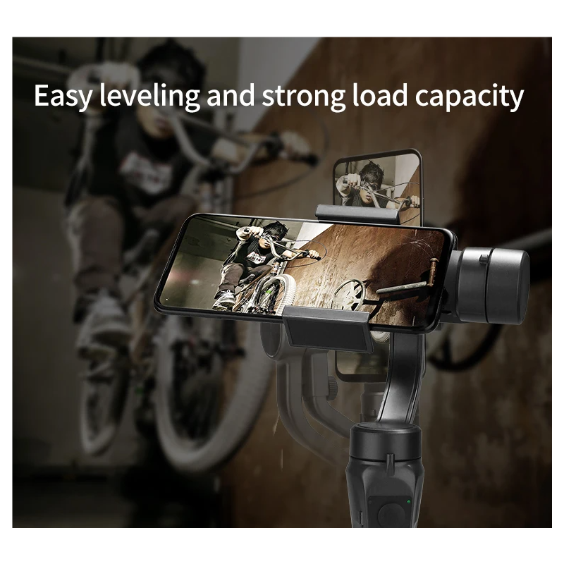 F6 3 Axis Gimbal Håndholdt Stabiliserer for Mobiltelefon Anti Shake Cinematisk Opptak Fang Øyeblikk