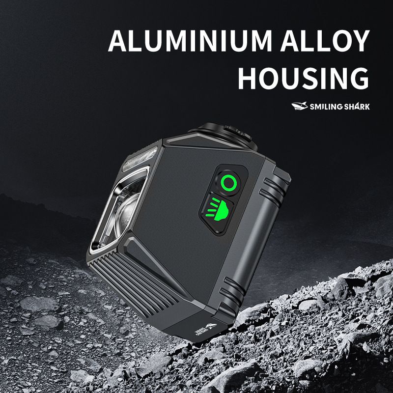 SMILING SHARK EVO1700 sykkellys LED USB-C oppladbar vanntett flere lysmoduser sykkelsikkerhet for alle turer