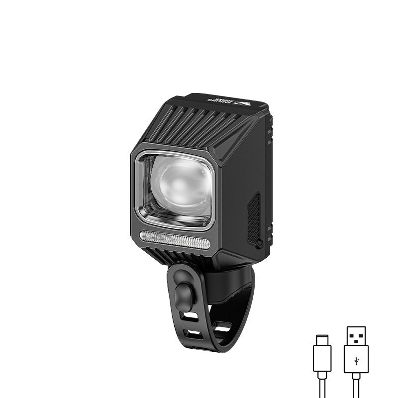 SMILING SHARK EVO1700 sykkellys LED USB-C oppladbar vanntett flere lysmoduser sykkelsikkerhet for alle turer