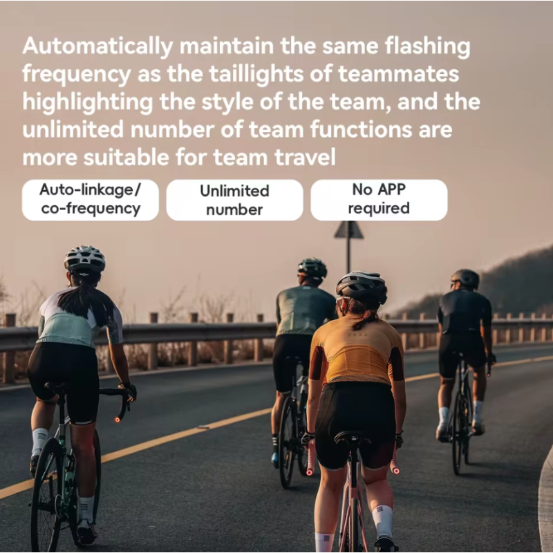 ROCKBROS R0 Styrepropp Baklys: Kompakt, Lett Type-C sykkellykt for MTB/Landevei. Øk sikkerheten!