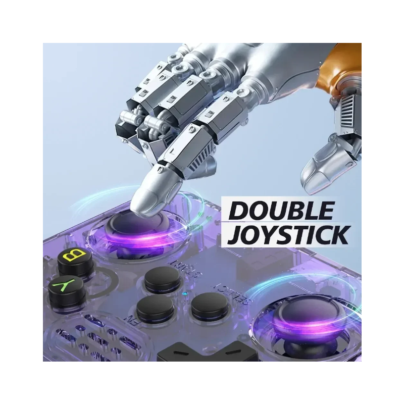 R36S Retro håndholdt videospillkonsoll 3,5-tommers IPS-skjerm over 10 000 klassiske spill bærbar spilling