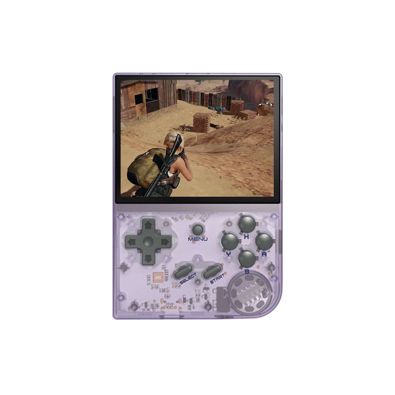 ANBERNIC RG35XX Retro spillkonsoll Lilla 3.5 Tommer IPS berøringsskjerm Bærbar nostalgisk gaming Gratis frakt