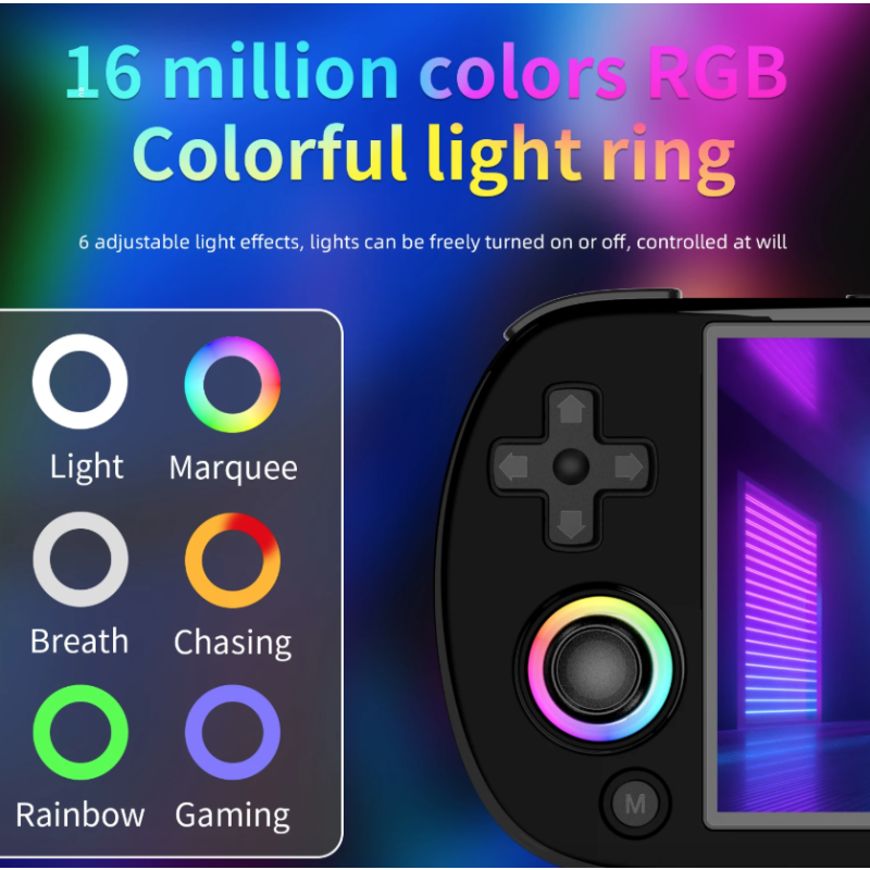 ANBERNIC RG40XX H Retro Konsoll - Håndholdt Spillkonsoll med Linux, 4.0 IPS & WiFi