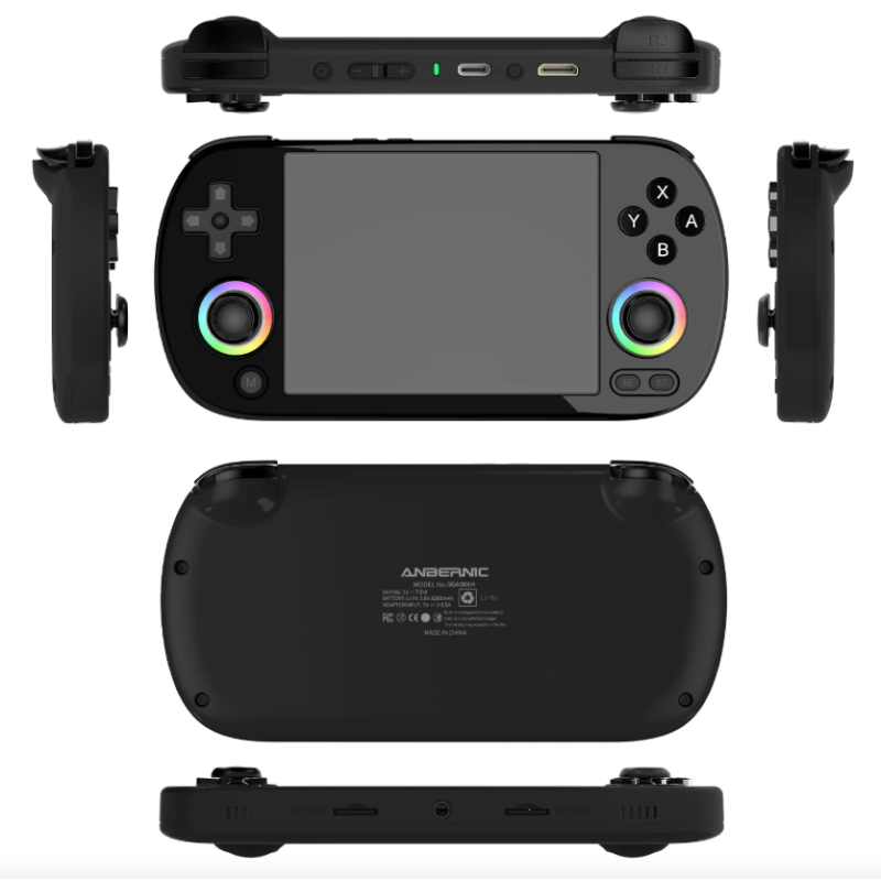 ANBERNIC RG40XX H Retro Konsoll - Håndholdt Spillkonsoll med Linux, 4.0 IPS & WiFi