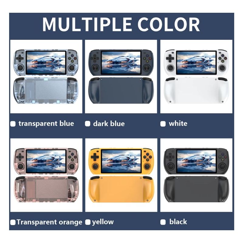 POWKIDDY RGB10 MAX3 Retro håndholdt Spillkonsoll 5 tommers IPS-skjerm RK3566 for nostalgisk spilling