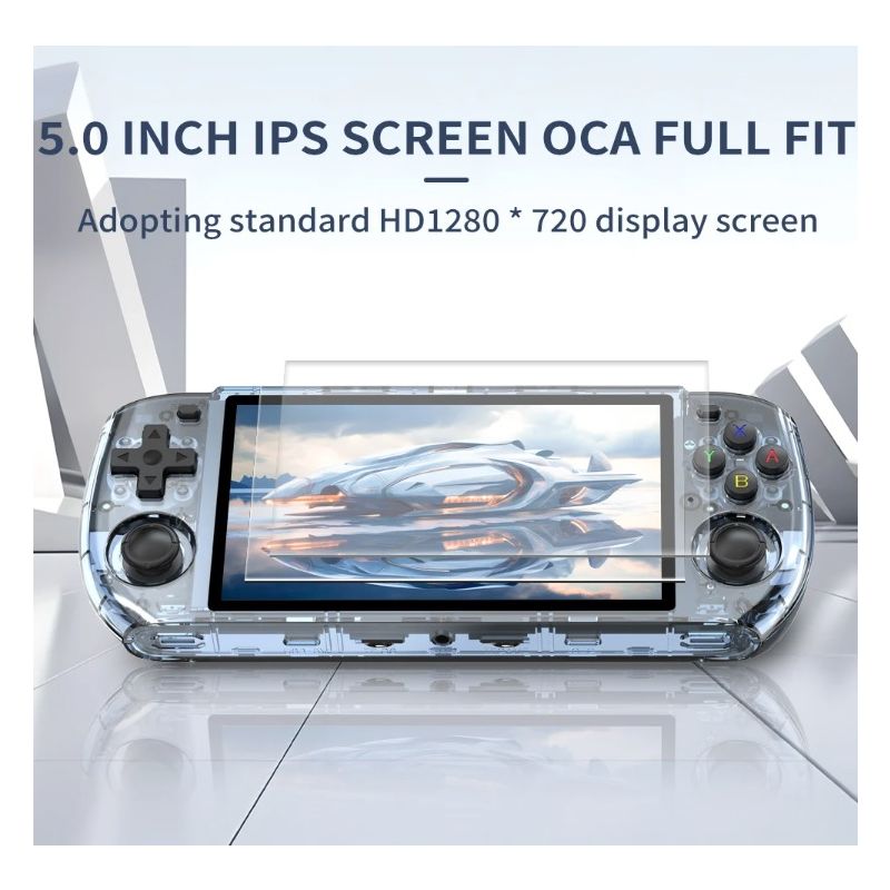 POWKIDDY RGB10 MAX3 Retro håndholdt Spillkonsoll 5 tommers IPS-skjerm RK3566 for nostalgisk spilling