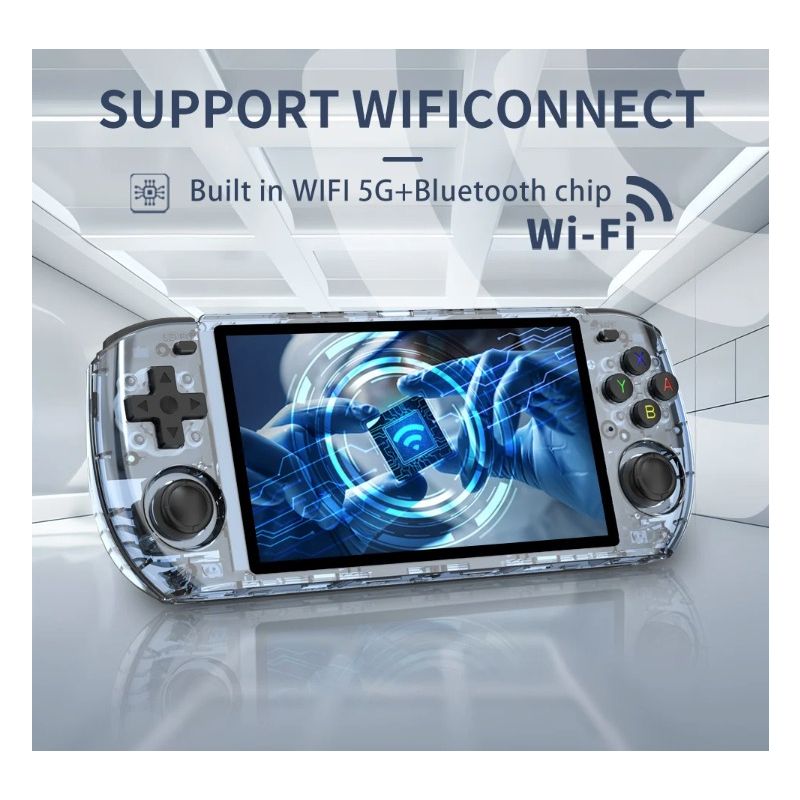 POWKIDDY RGB10 MAX3 Retro håndholdt Spillkonsoll 5 tommers IPS-skjerm RK3566 for nostalgisk spilling