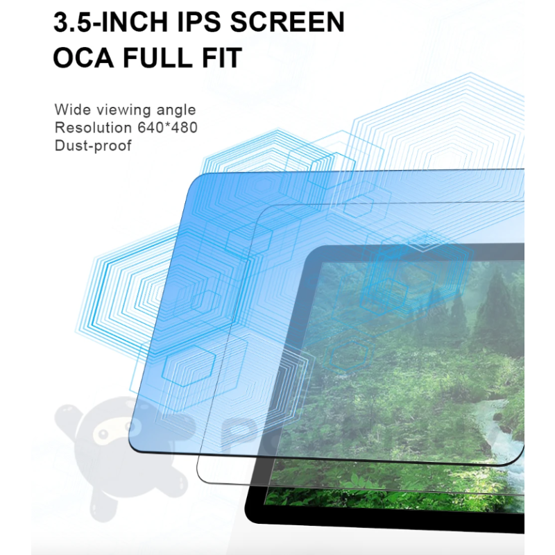 POWKIDDY RGB20S håndholdt spillkonsoll med 3.5-tommers IPS skjerm og RK3326 for nostalgisk retro gaming