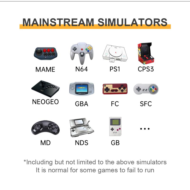 POWKIDDY RGB20S ultrakompakt håndholdt spillkonsoll 3.5 tommer 4:3 IPS skjerm perfekt for retro gaming og barnegaver