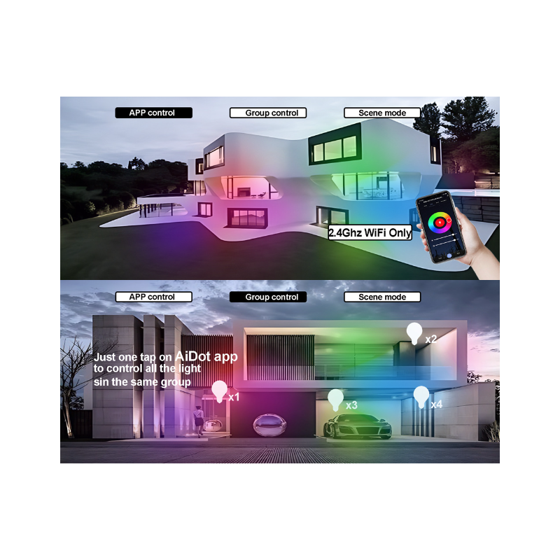 Oppdag 24W Tuya Zigbee Smart Taklampe for moderne belysning med Alexa-stemmekontroll og energibesparende LED