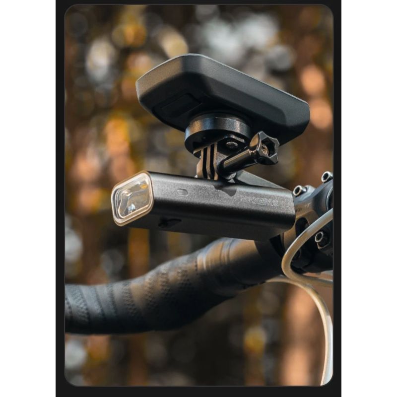 ROCKBROS RHL-1000LUMEN sykkellykt med høy lysstyrke LED regntett oppladbart for nattsykling og bypendlere