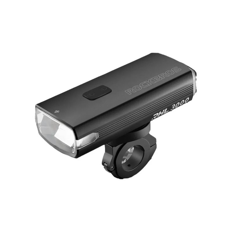 ROCKBROS RHL3000 sykkelfrontlys 3000 lumen vanntett oppladbar 10000mAh for MTB høy lysstyrke synlighet