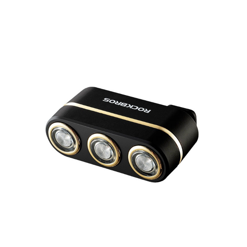 ROCKBROS Smart Sykkel Baklys - IP64 Vanntett Varsellys for Sikker Nattkjøring, Type-C, Bremsesensor