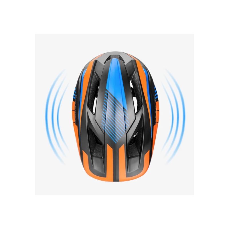 ROCKBROS Sykkelhjelm for barn med avtakbar helansikt og integrert støpt konstruksjon for eventyrsport