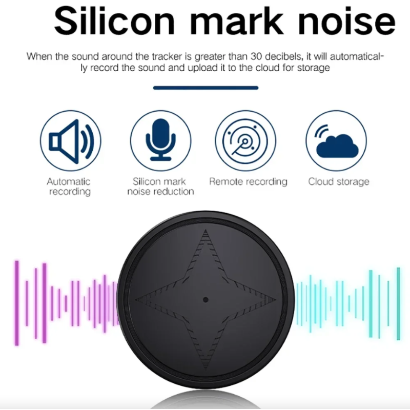 Mini GPS Tracker med sterk magnetisk feste bil og motorsykkelsporing lydopptak lang batterilevetid