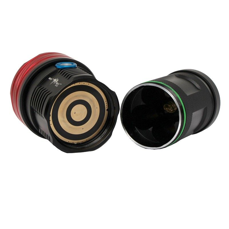 Kraftig Sky Ray S110 LED lommelykt 10000 lumen utendørs profesjonell bruk vanntett 6061T aluminiumslegering